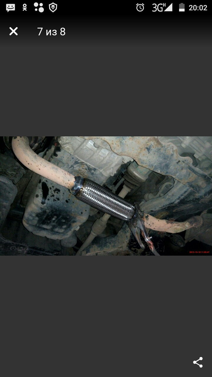 "Замена гофры глушителя" или "нихрена себе как тихо" — Mitsubishi ...