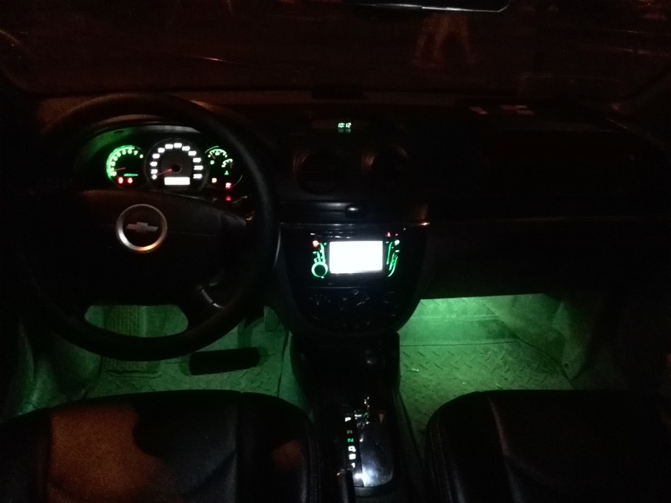Подсветка приборной панели. — Chevrolet Lacetti 5D, 1,6 л, 2008 года ...