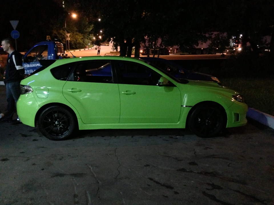 Шрек готов к приключениям!) — Subaru Impreza WRX STI (GV/GR), 2,5 л ...
