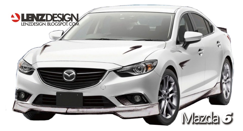 mazda 6 spoiler kit