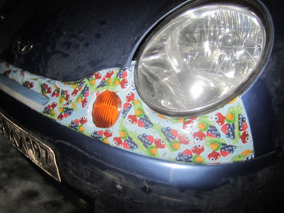 Слепил из того что было. стикербомбинг — Daewoo Matiz (M100/M150), 0,8 ...