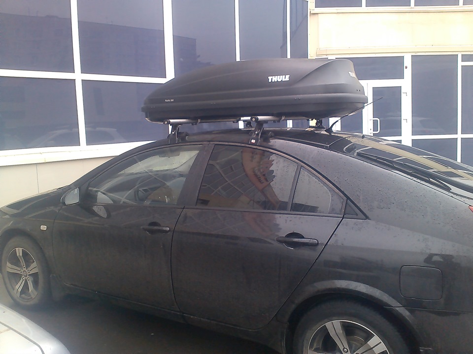 Багажник на крышу ниссан примера Багажник Thule Pacific 200 - Nissan Primera (P12), 1,6 л, 2006 года аксессуары D