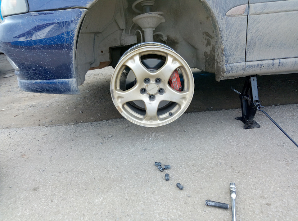 Зимние колеса! — Subaru Legacy (BD/BG/BK), 2,5 л, 1997 года | шины | DRIVE2