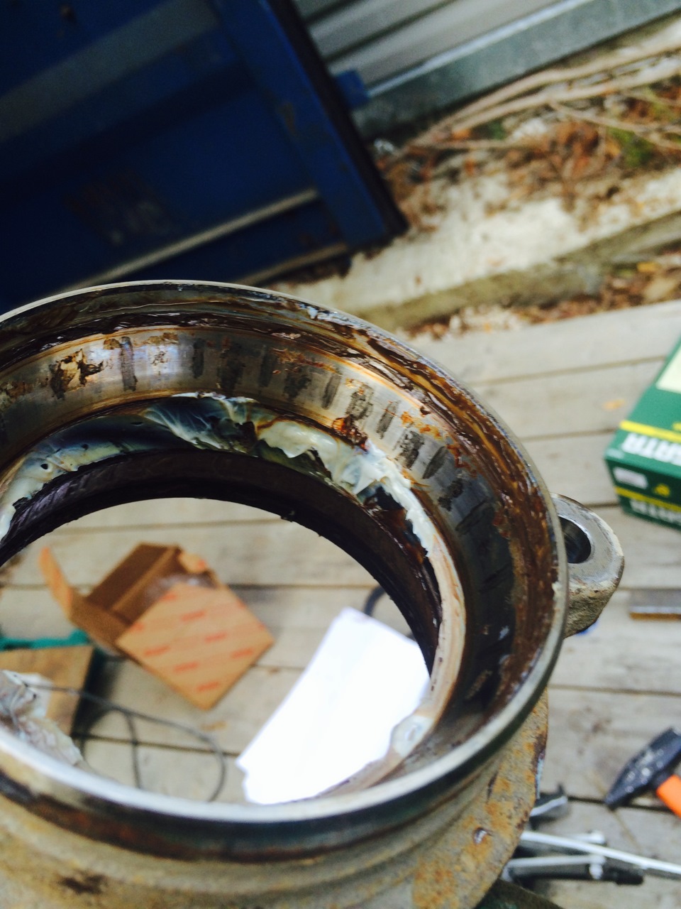 Меняем ступичный подшипник_часть 2 — Toyota Tundra (II), 5,7 л, 2007 ...