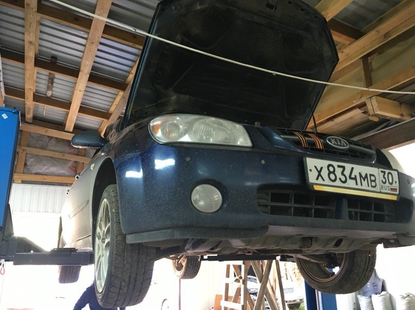 Kia Cerato! Установка пламегасителя вместо катализатора и насадки ...