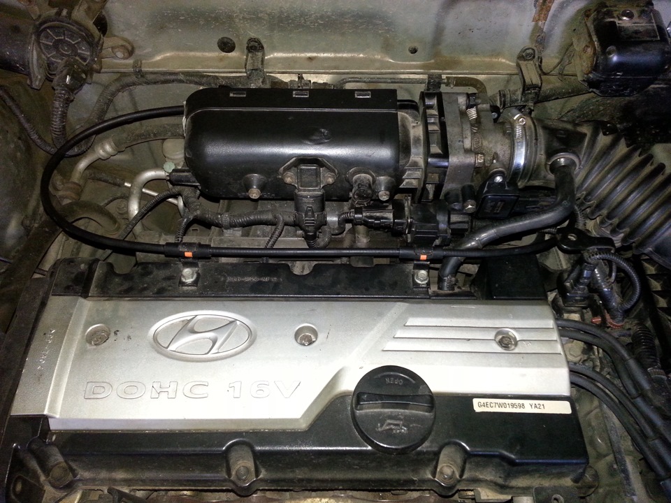 ДПДЗ и тросик газа — Hyundai Accent (2G), 1,5 л, 2007 года | своими ...