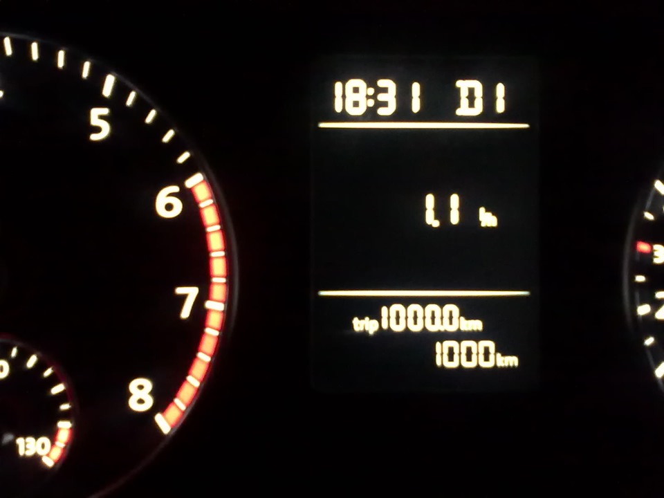 Первая 1000 ;) — Volkswagen Jetta VI
