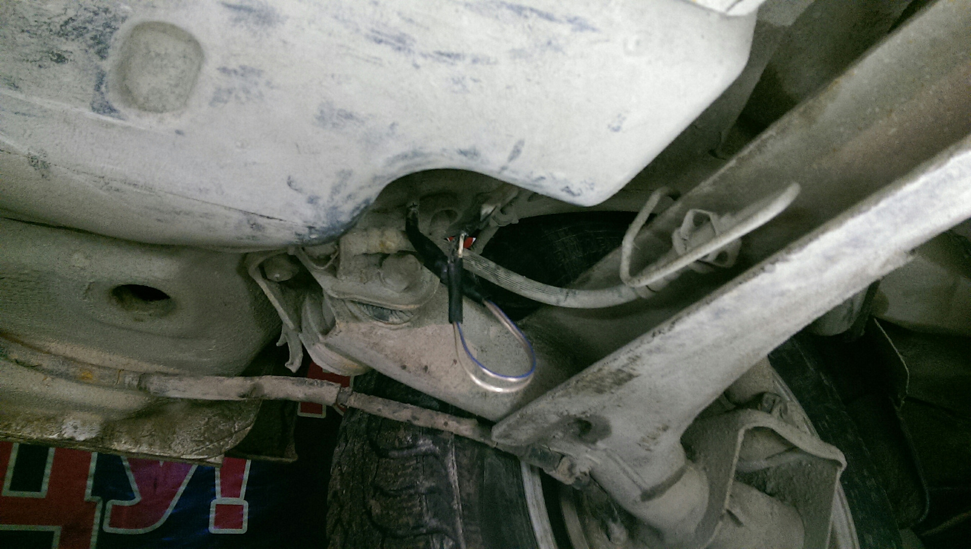 Ремонт абс+поменял задние колодки+ поставил брызговики — Lada Гранта, 1 ...
