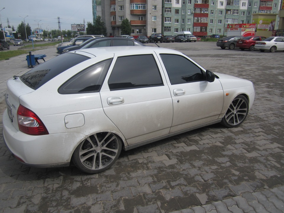 Обновление Вида! Рельсы на приору — Lada Приора хэтчбек, 1,6 л, 2014 ...