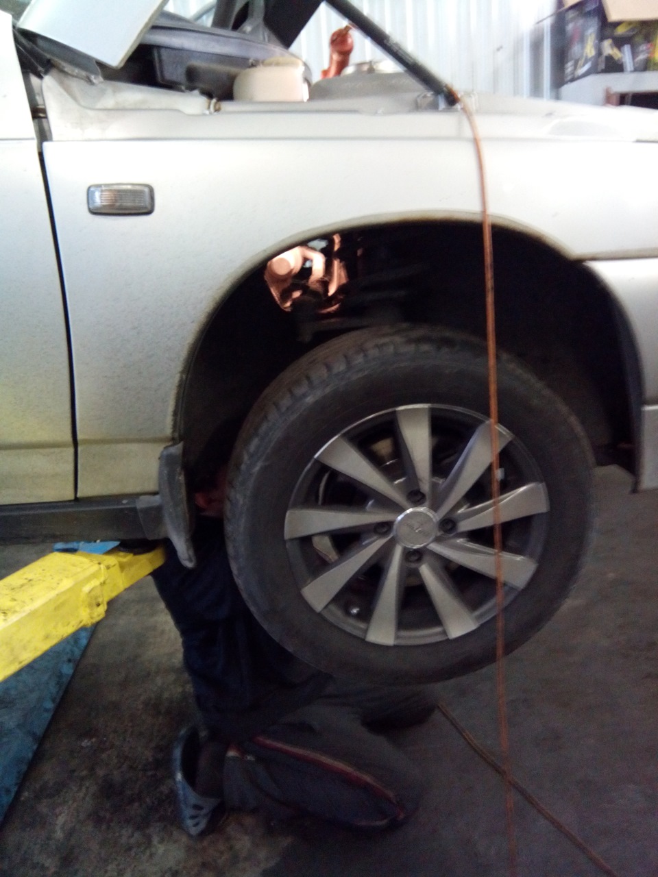 В начале осени, катализатор умер. "Паук" вместо катализатора. — Lada ...