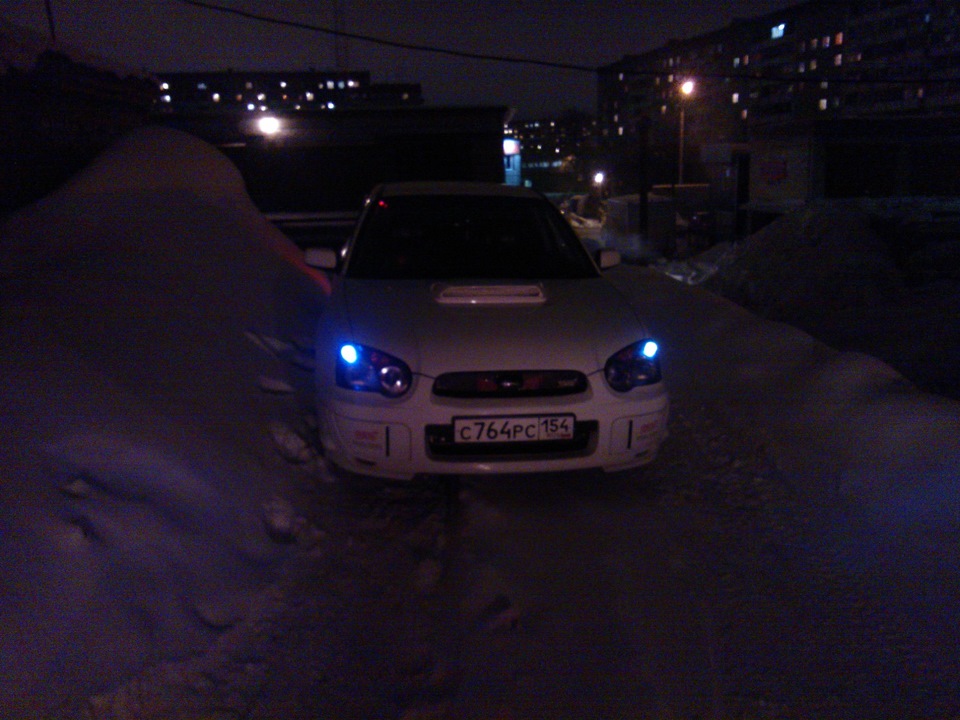 как поменять лампу габаритов — Subaru Impreza (GD, GG), 2 л, 2003 года ...