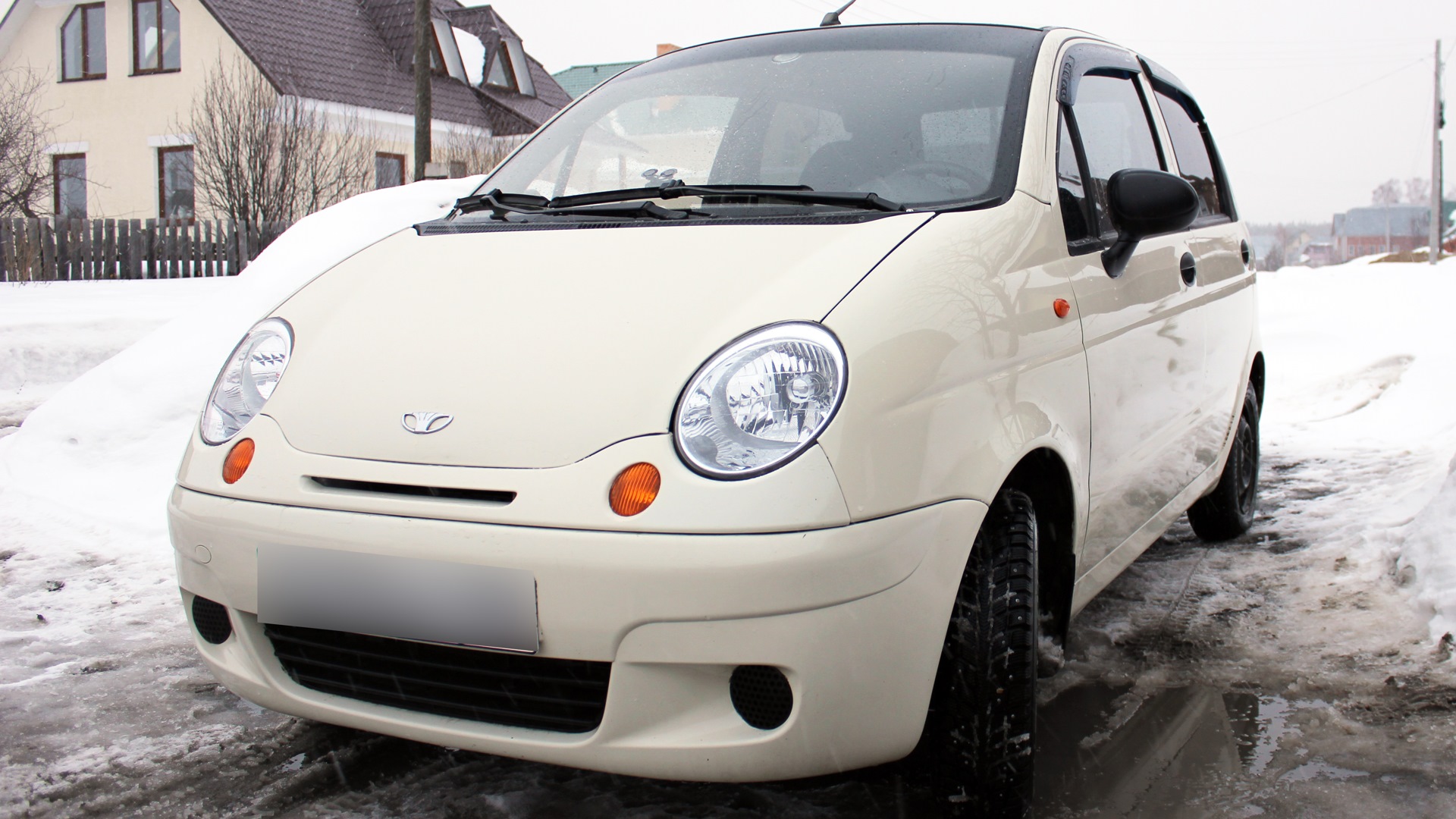 Daewoo Matiz (M100, M150) 0.8 бензиновый 2010 | Молочный цвет) на DRIVE2