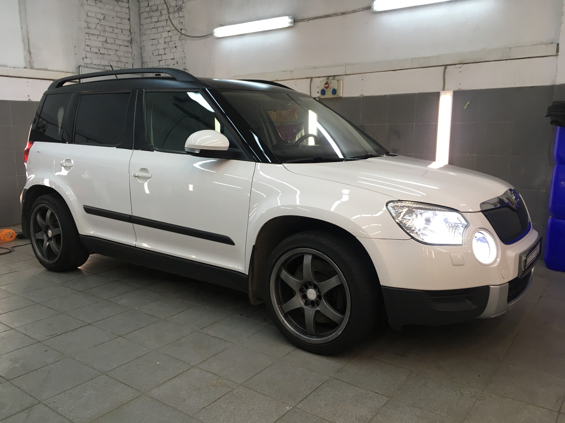 Skoda Yeti матовая пленка