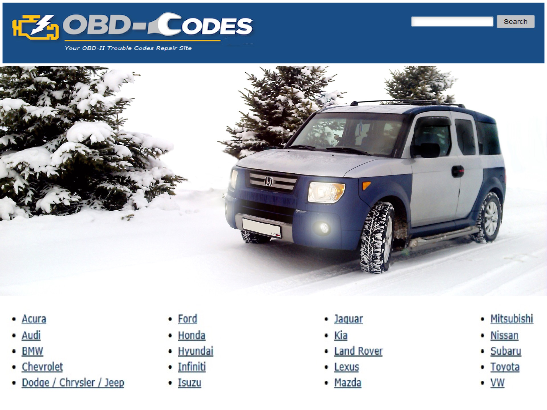 Repair codes. Honda element. Code Repair.