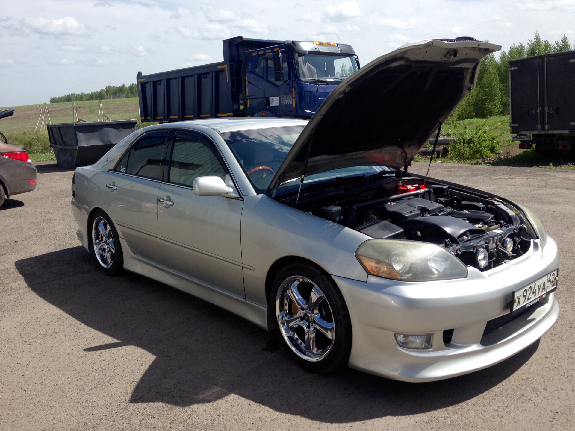 Автоматическое складывание зеркал — Toyota Mark II (110), 2,5 л, 2002 года  | электроника | DRIVE2