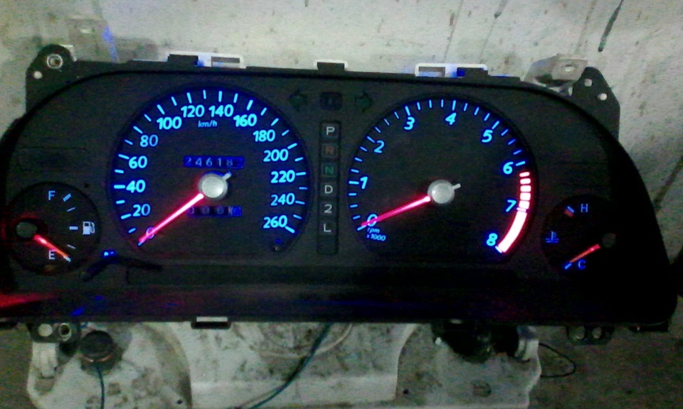 переделка щитка приборов — Toyota Mark II (90), 1993 года | тюнинг | DRIVE2