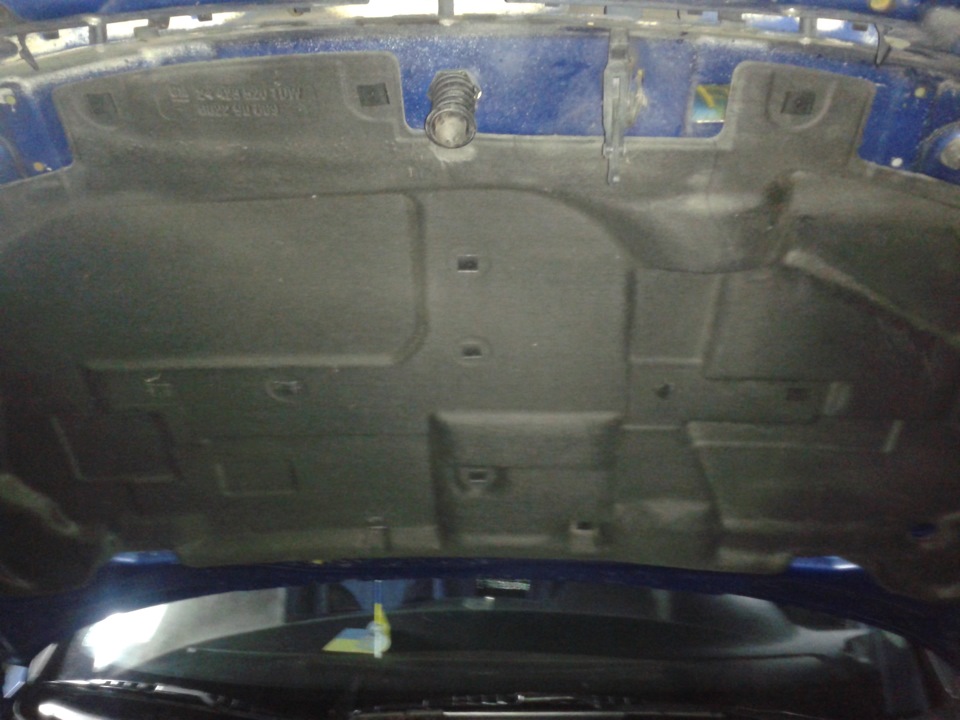 Шумка капота — Opel Astra G, 1,4 л, 2007 года | аксессуары | DRIVE2