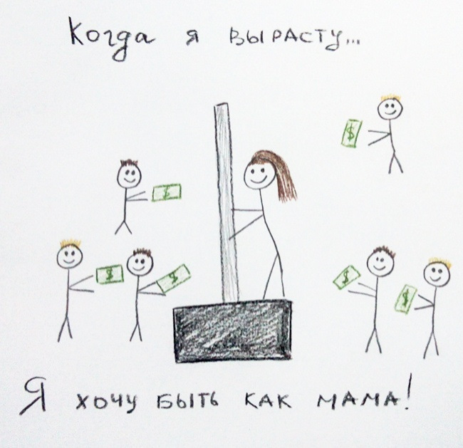 Кем работает мама рисунок