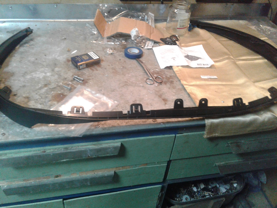 Юбка под бампер. — Nissan Almera Classic (B10), 1,6 л, 2006 года ...