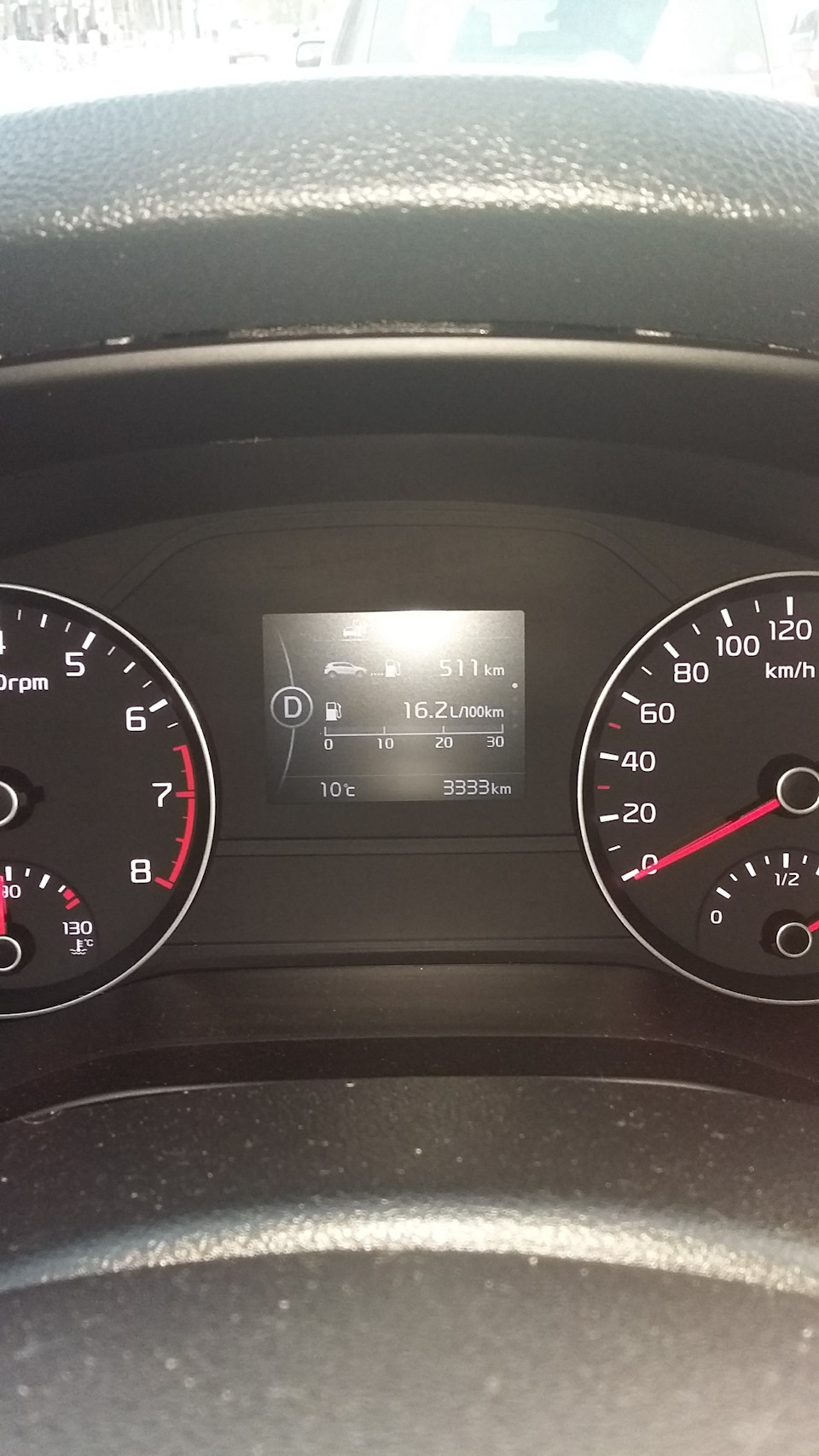 расход. печалька — KIA Sportage (4G), 2 л, 2017 года | заправка | DRIVE2