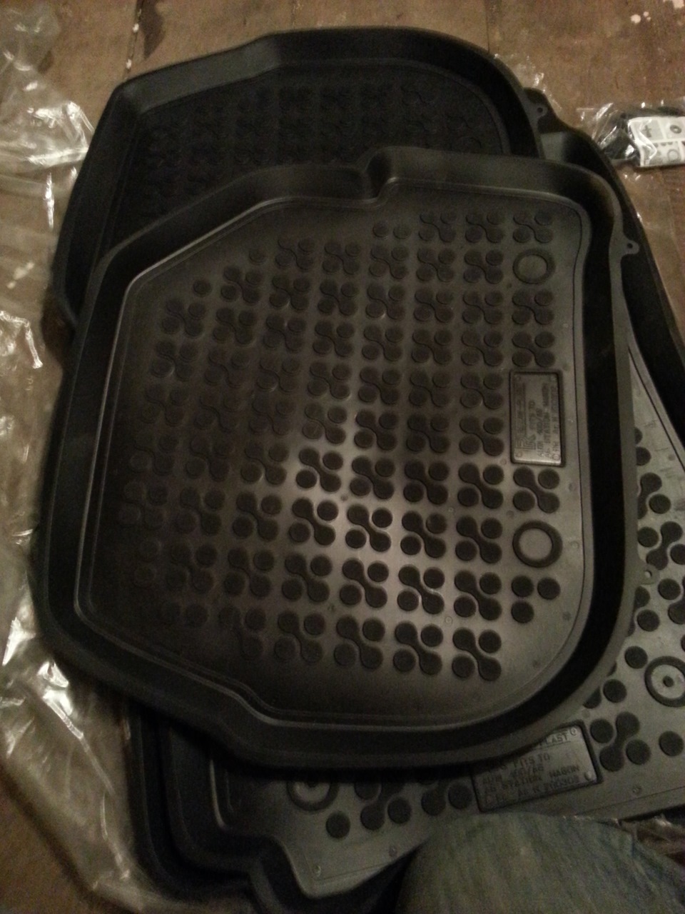 Полиуретановые ковры салона REZAW-PLAST — Audi 100 (C4), 2 л, 1993 года ...