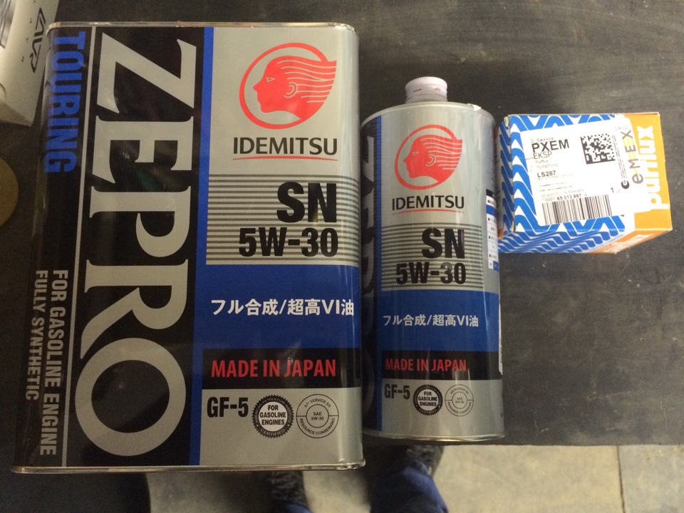 031_Idemitsu Zepro Touring 5W-30 — Mitsubishi Lancer X, 2 л, 2008 года ...