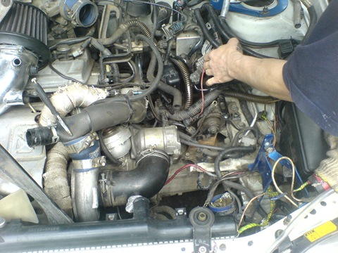 Air conditioner repair - Toyota Caldina 20L 2000