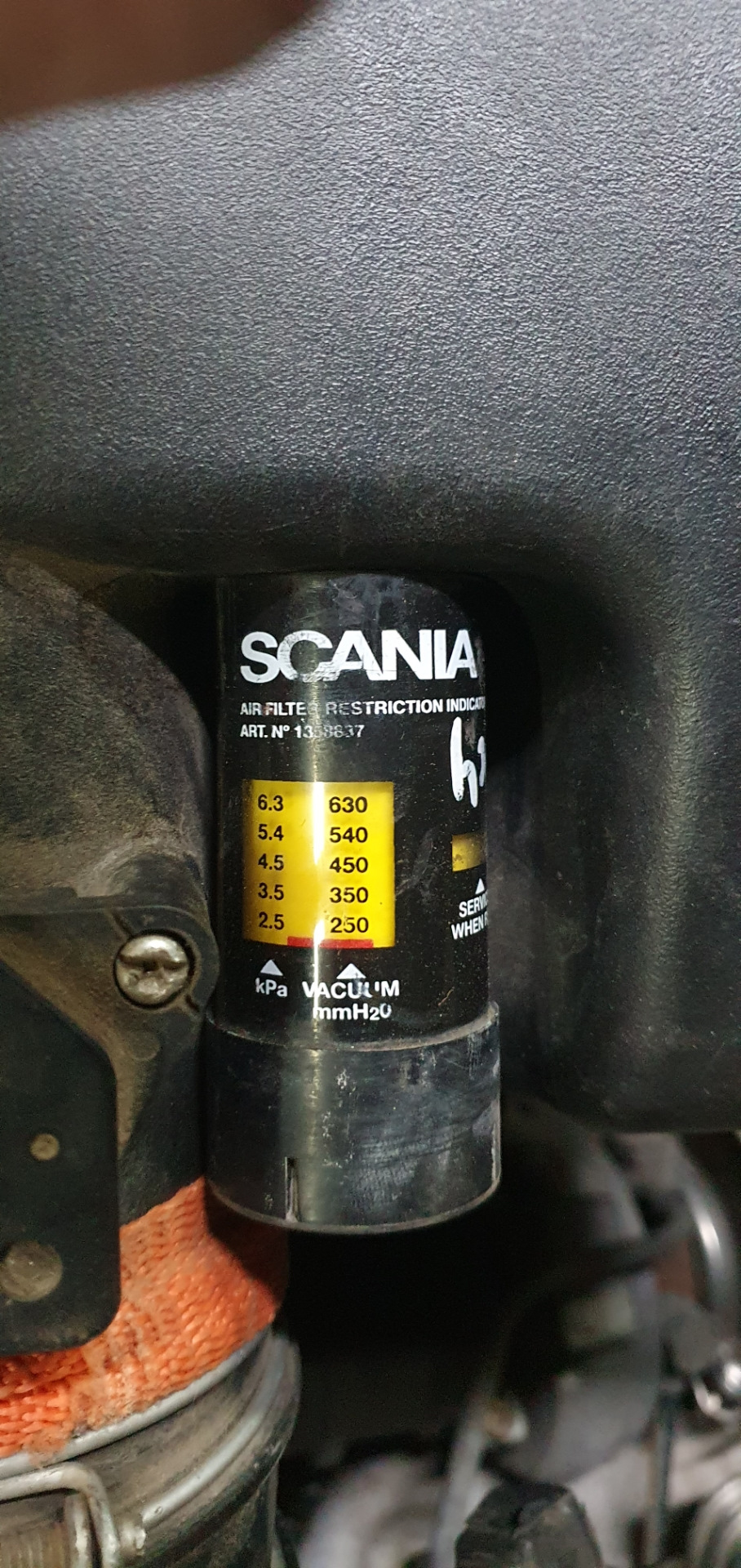 Индикатор загрязненности воздушного фильтра — Mitsubishi Pajero (4G), 3 ...