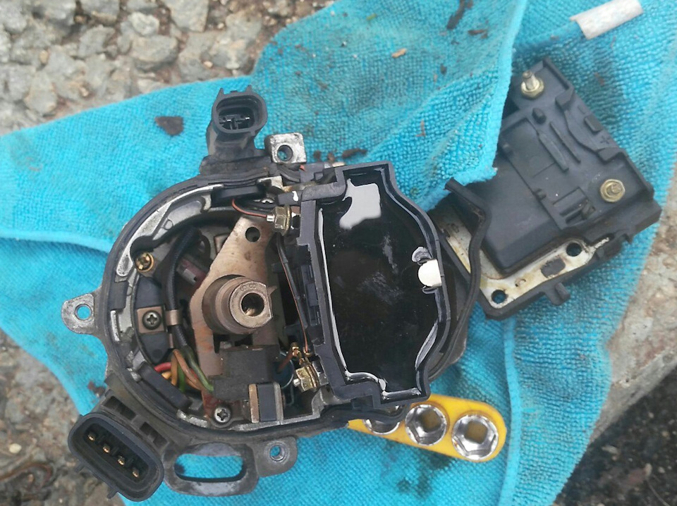 Замена катушки зажигания и конденсатора трамблера — Toyota Camry (XV10 ...