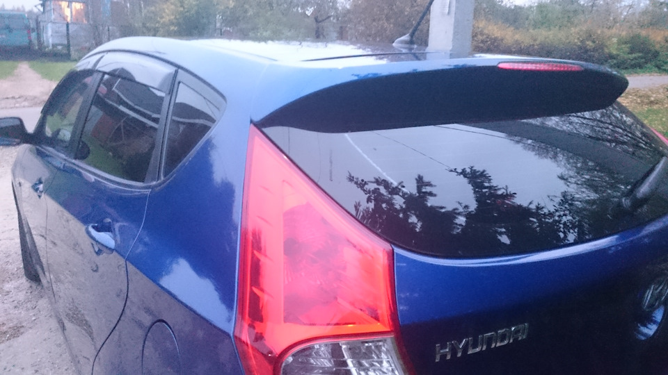 Тонировка — Hyundai Solaris Hatchback, 1,4 л, 2013 года | стайлинг | DRIVE2