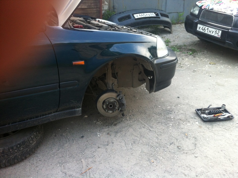 Они пришли) — Honda Civic Hatchback (6G), 1,4 л, 1997 года | тюнинг ...