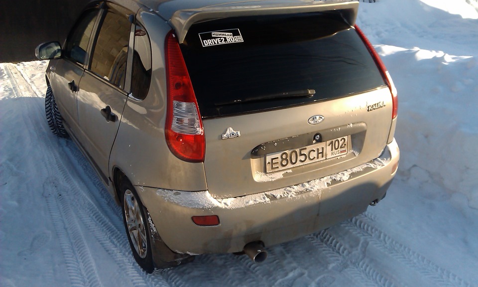 Наклейка Drive2.ru!) — Lada Калина Хэтчбек (1G), 1,6 л, 2007 года ...