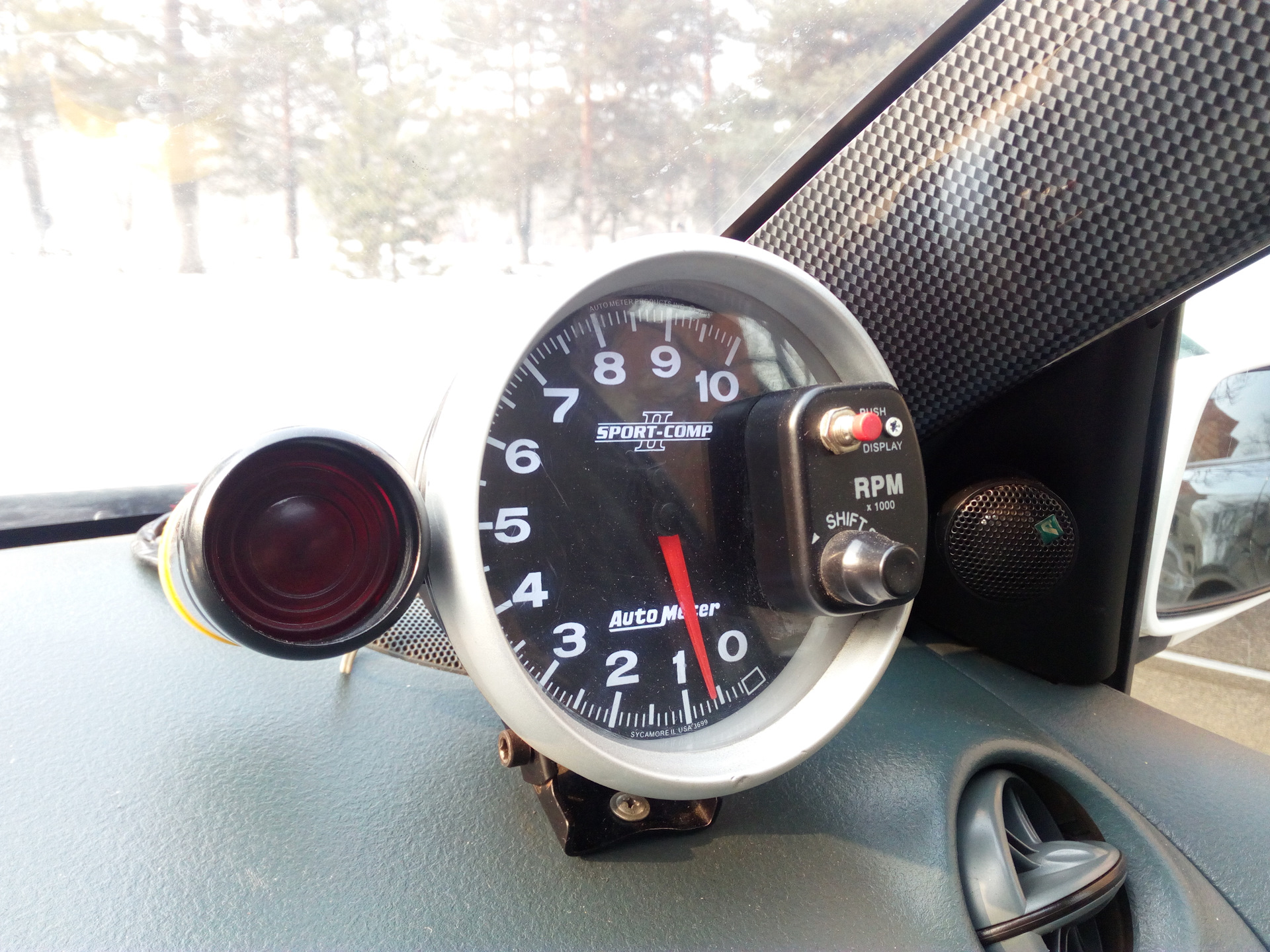 Китайский тахометр с шифт лампой — Toyota Vitz (10), 1 л, 2001 года ...