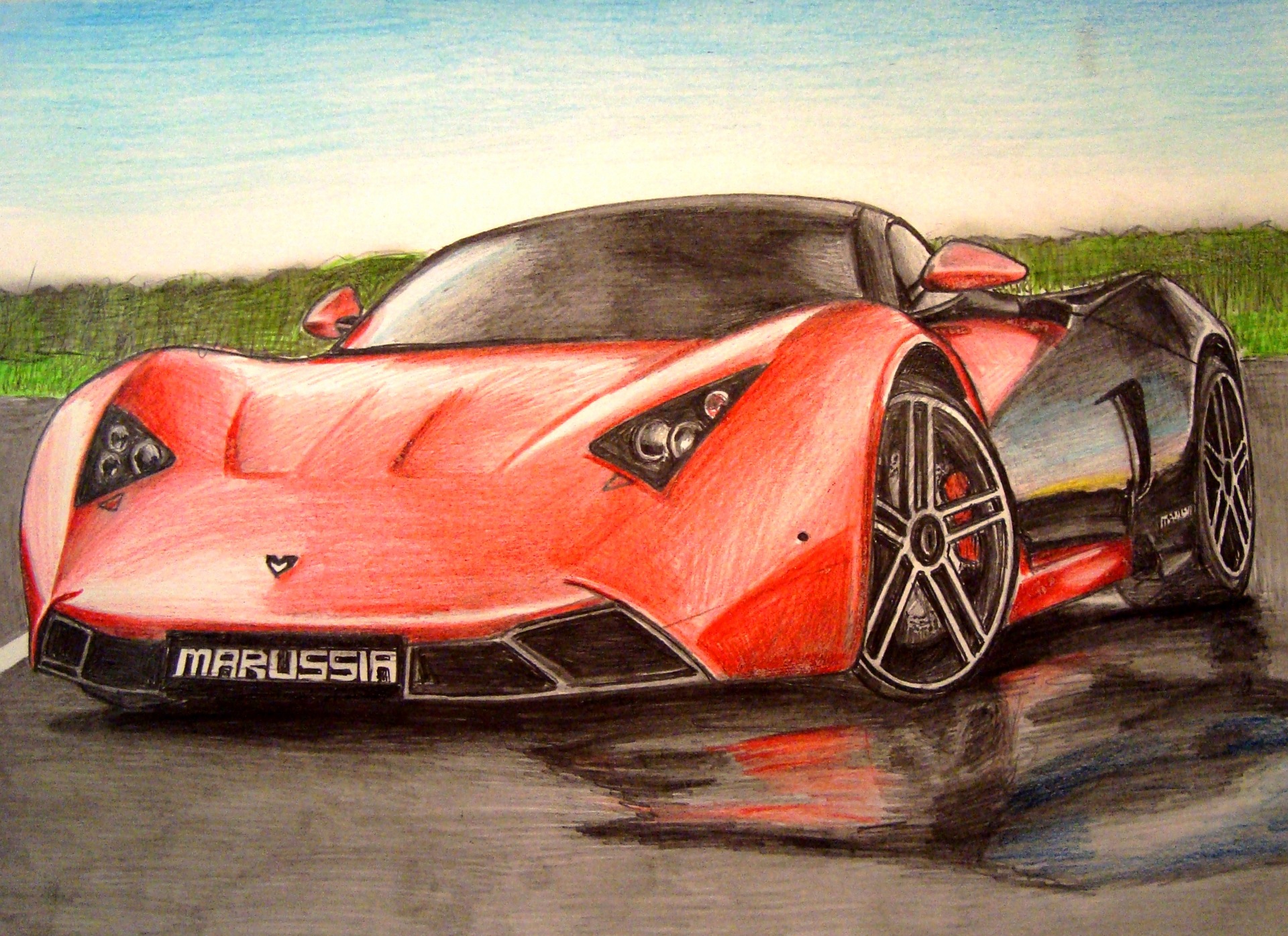 Рисунок Marussia В1 — DRIVE2