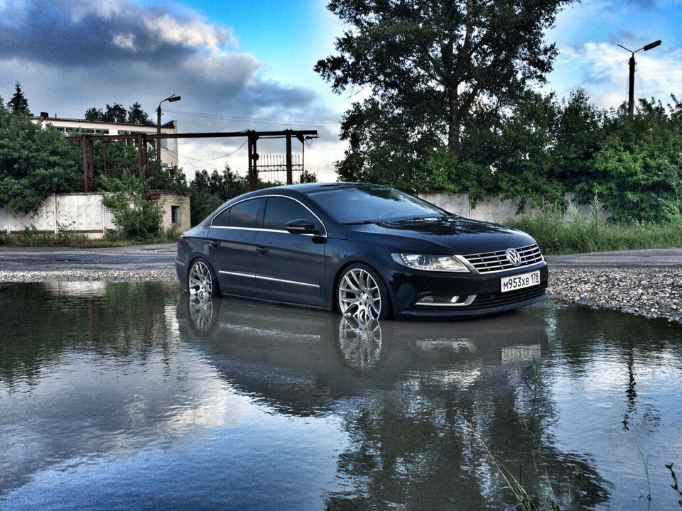 Volkswagen Passat cc черный