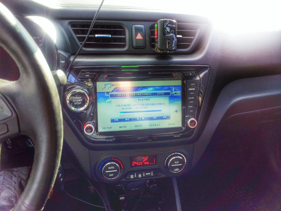 ГУ для киа рио — KIA Rio (3G), 1,6 л, 2014 года | автозвук | DRIVE2