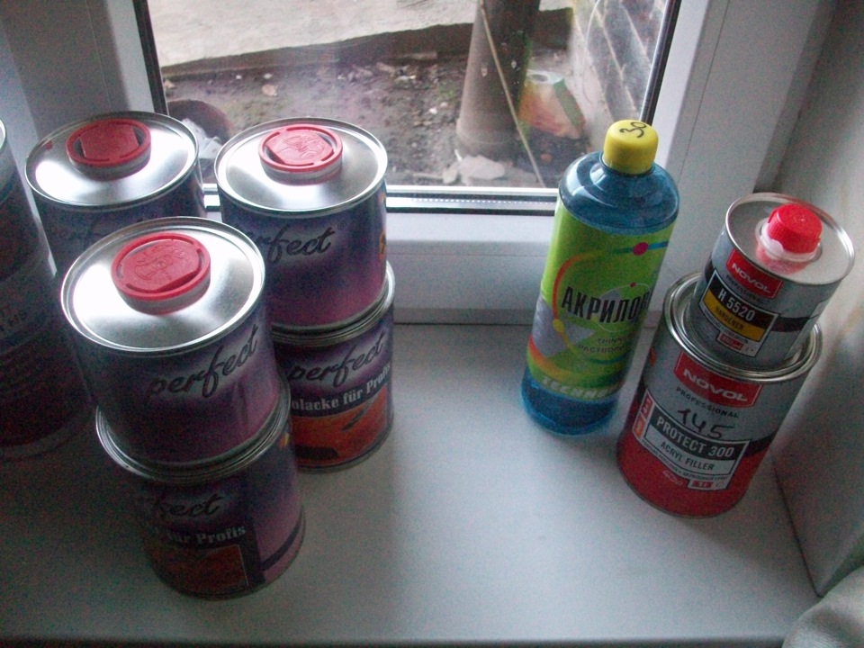 Грунт+Краска+Лак — KIA Besta, 2,2 л, 1999 года | запчасти | DRIVE2