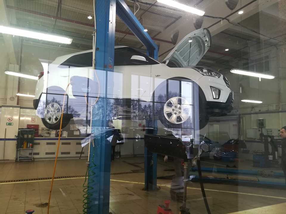 Замена масла Шелл по акции Мир Хёндэ — Hyundai Creta (1G), 1,6 л, 2017 ...