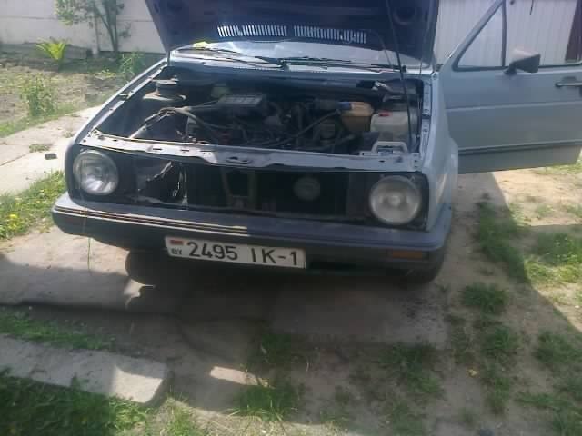 Решетка радиатора — Volkswagen Golf Mk2, 1,6 л, 1986 года | стайлинг ...