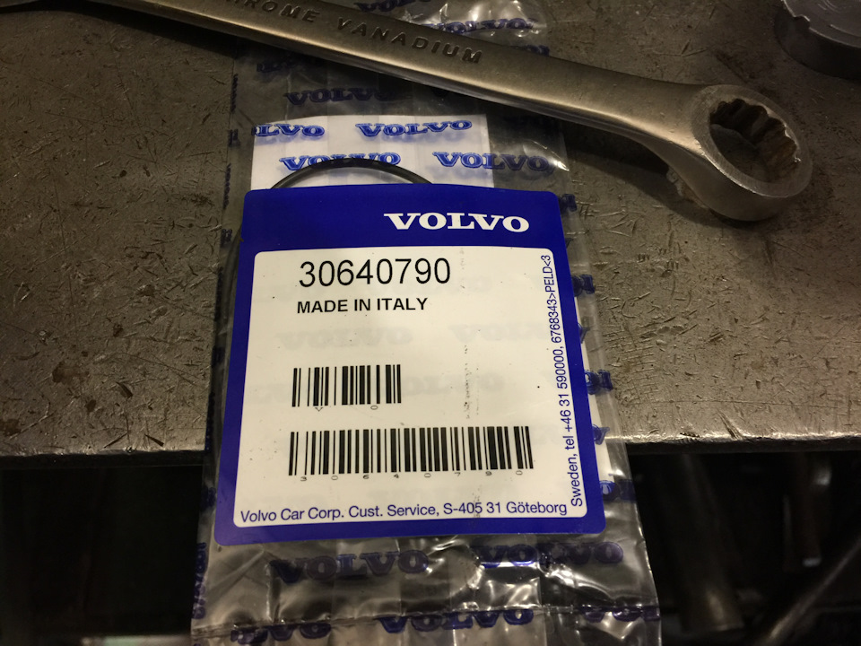 30640790 volvo кольцо уплотнительное