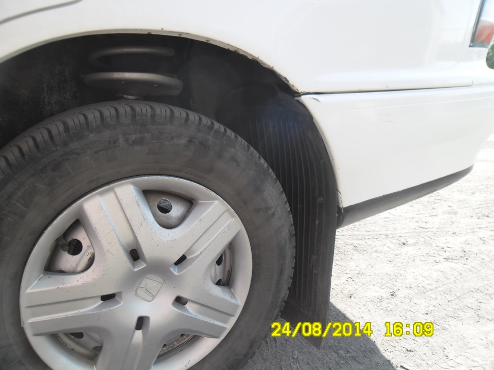 Самодельные брызговики — Toyota Vista (30), 1,8 л, 1991 года | прикол ...