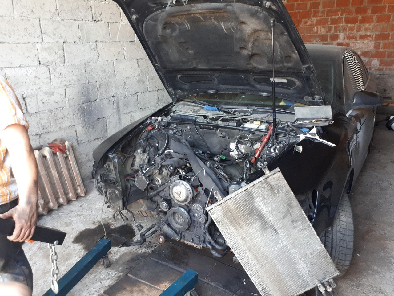 замена натяжителя audi 3.2 fsi замена натяжителя audi 3.2 fsi