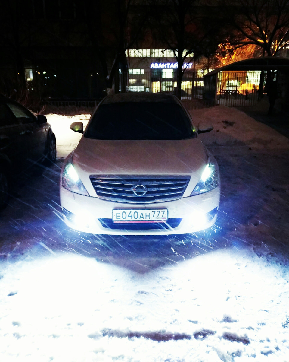 Диоды в габариты. Потрачено — Nissan Teana (J32), 2,5 л, 2011 года ...