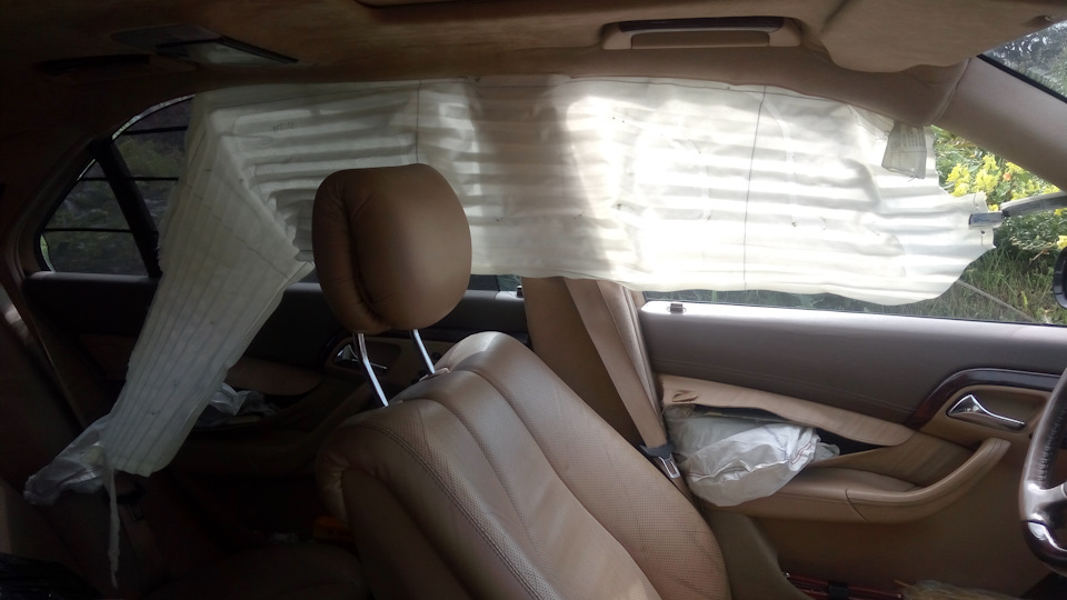 Замена шторок Airbag в дверных картах — Mercedes-Benz S-Class (W220), 5 ...
