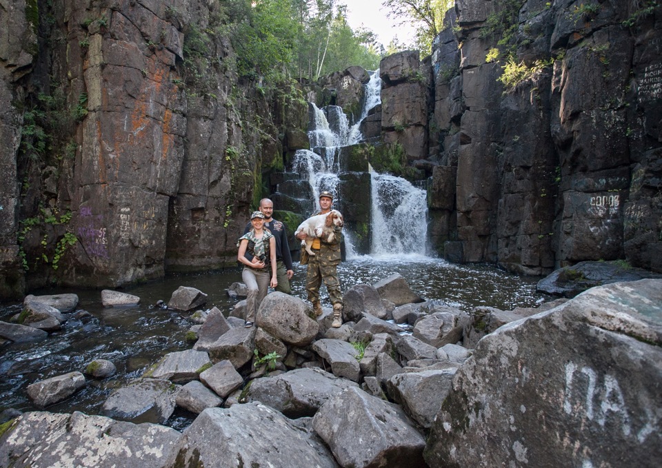 Водопад в нижнеудинске фото