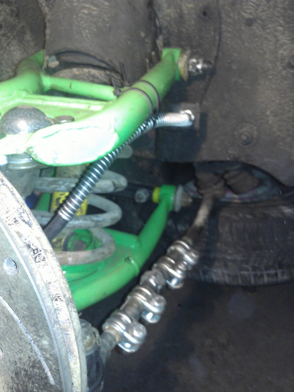 Поставил рычаги турботема (дрифт) — Lada 2105, 1,7 л, 1999 года ...