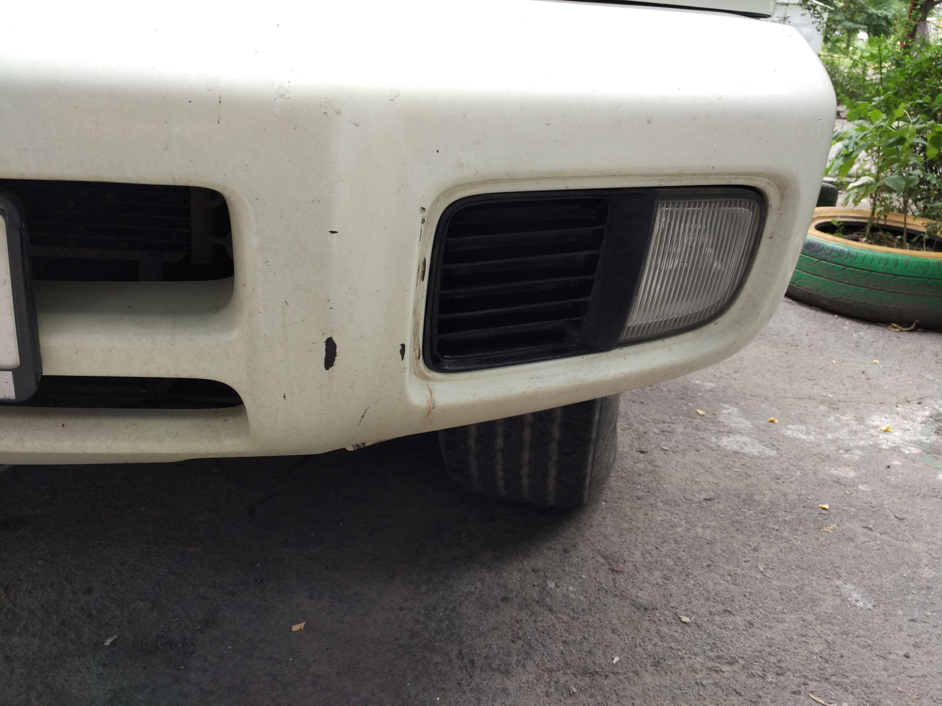 Продолжаем устранять неполадки ч.2. Решетка рядом с ПТФ. — Nissan ...