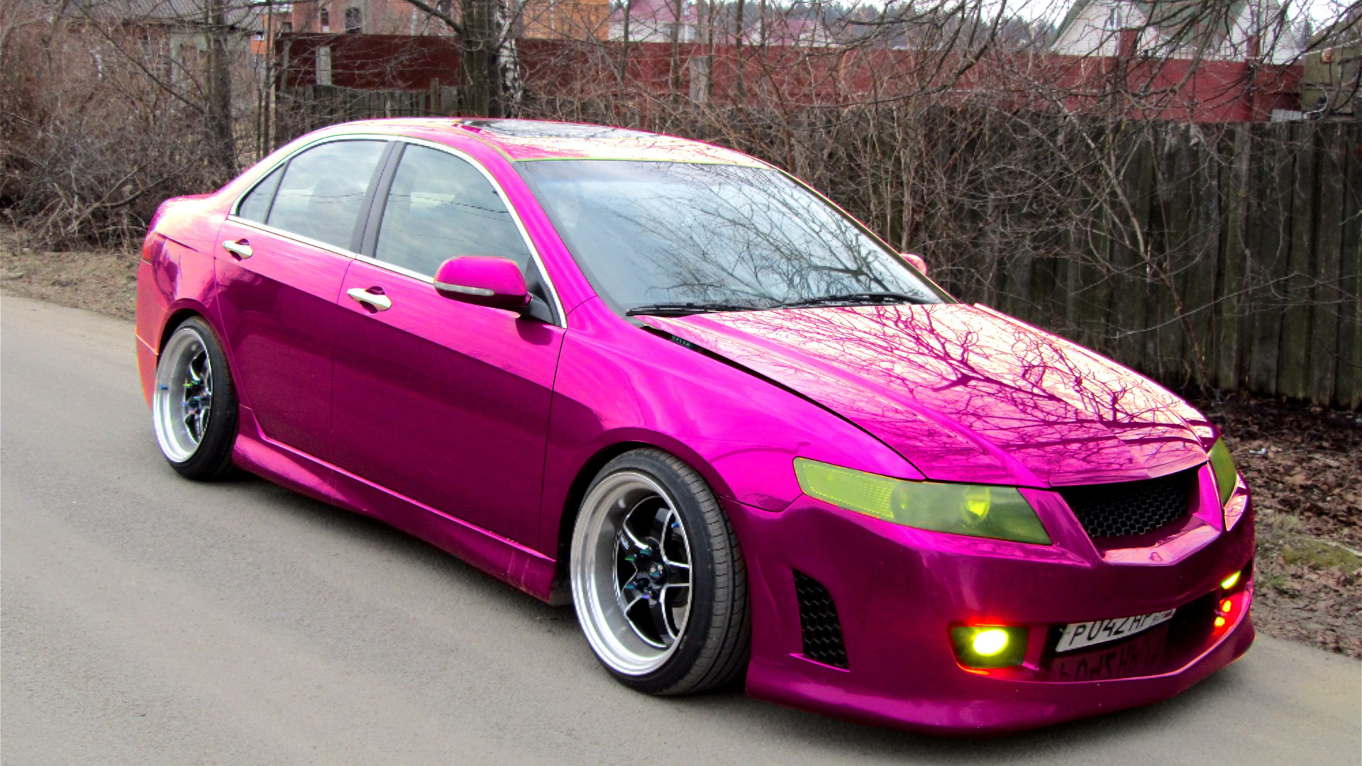 Accord project. Фиолетовый Honda Accord 7. Accord Pink Honda. Розовый Honda Accord. Хонда Аккорд 2008 розовая.