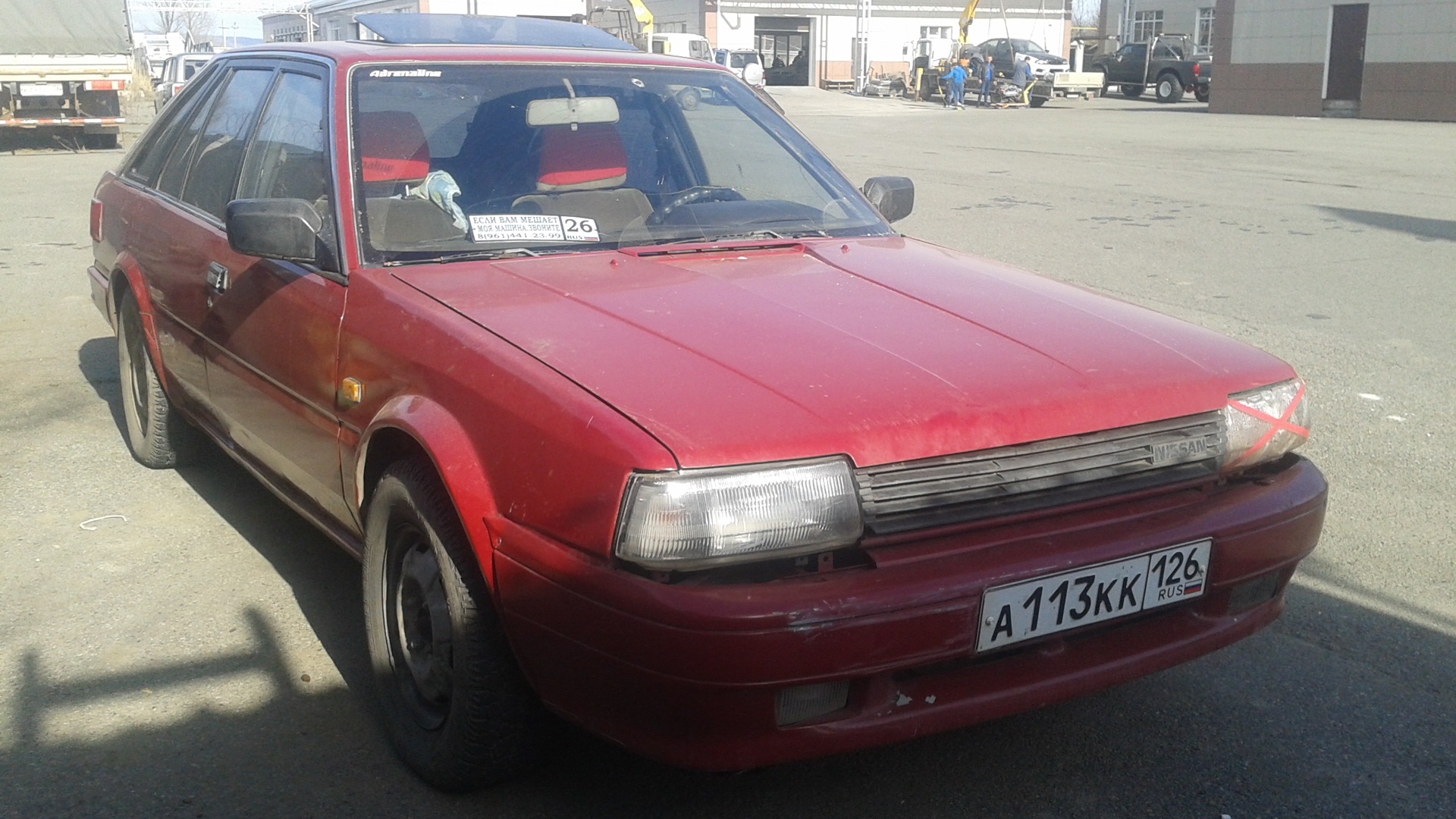 Nissan Bluebird (T12/T72) 2.0 бензиновый 1987 | красный цвет 2.0 л на DRIVE2