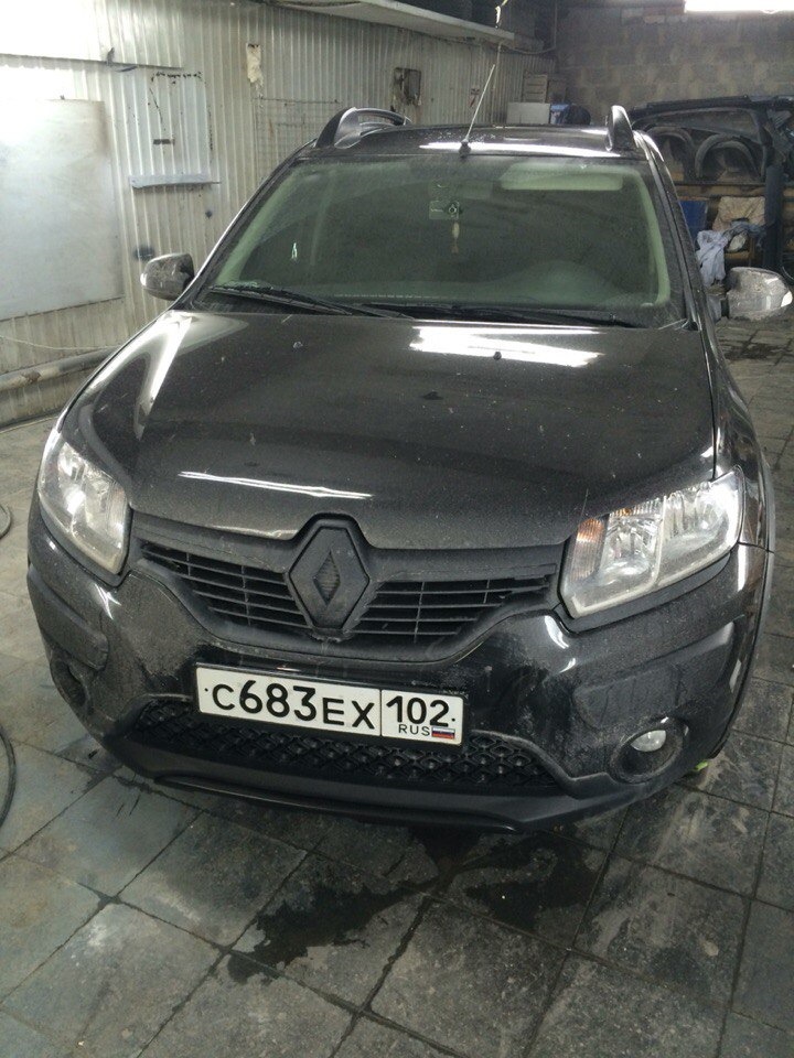 Резина, нормальные фото — Renault Sandero 2G, 2015 года | тюнинг | DRIVE2